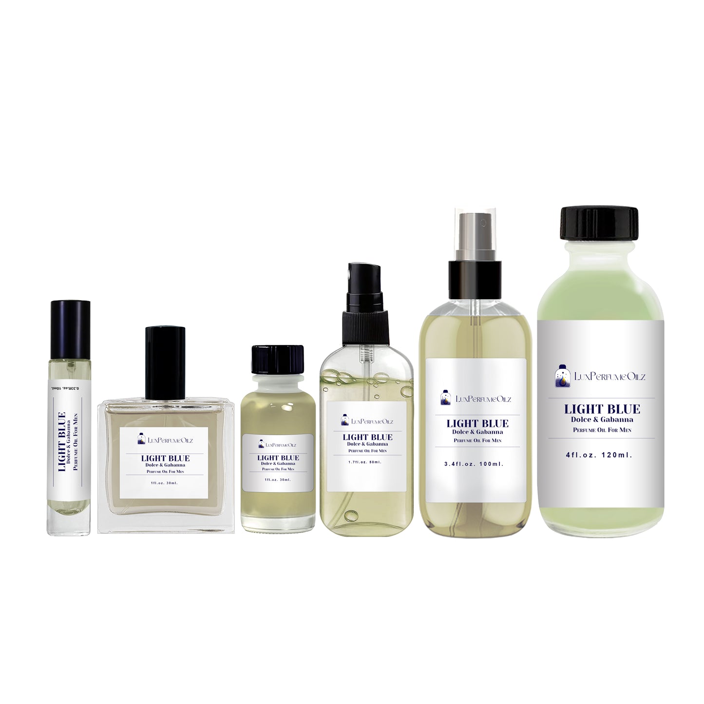 D & G Light Blue Perfume Oil for Men