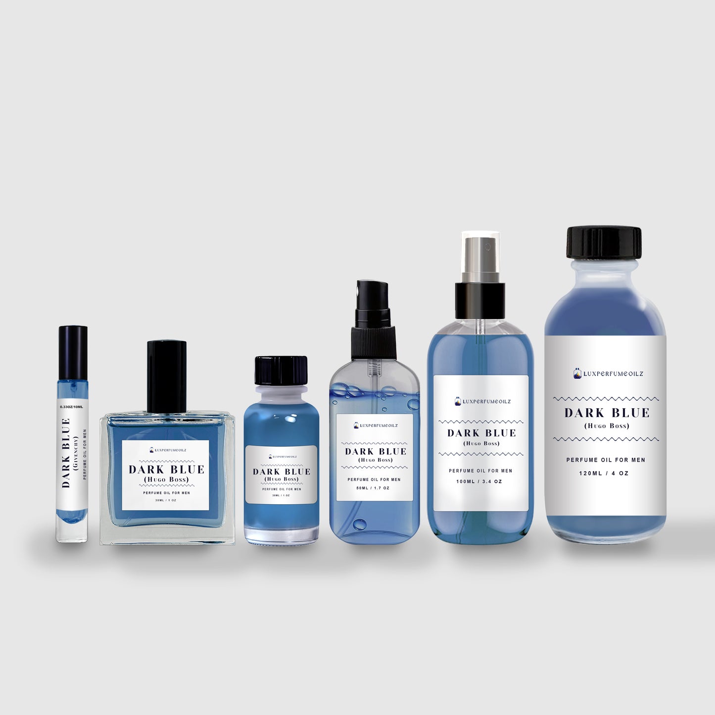 Hugo Boss Dark Blue Perfume Oil for Men