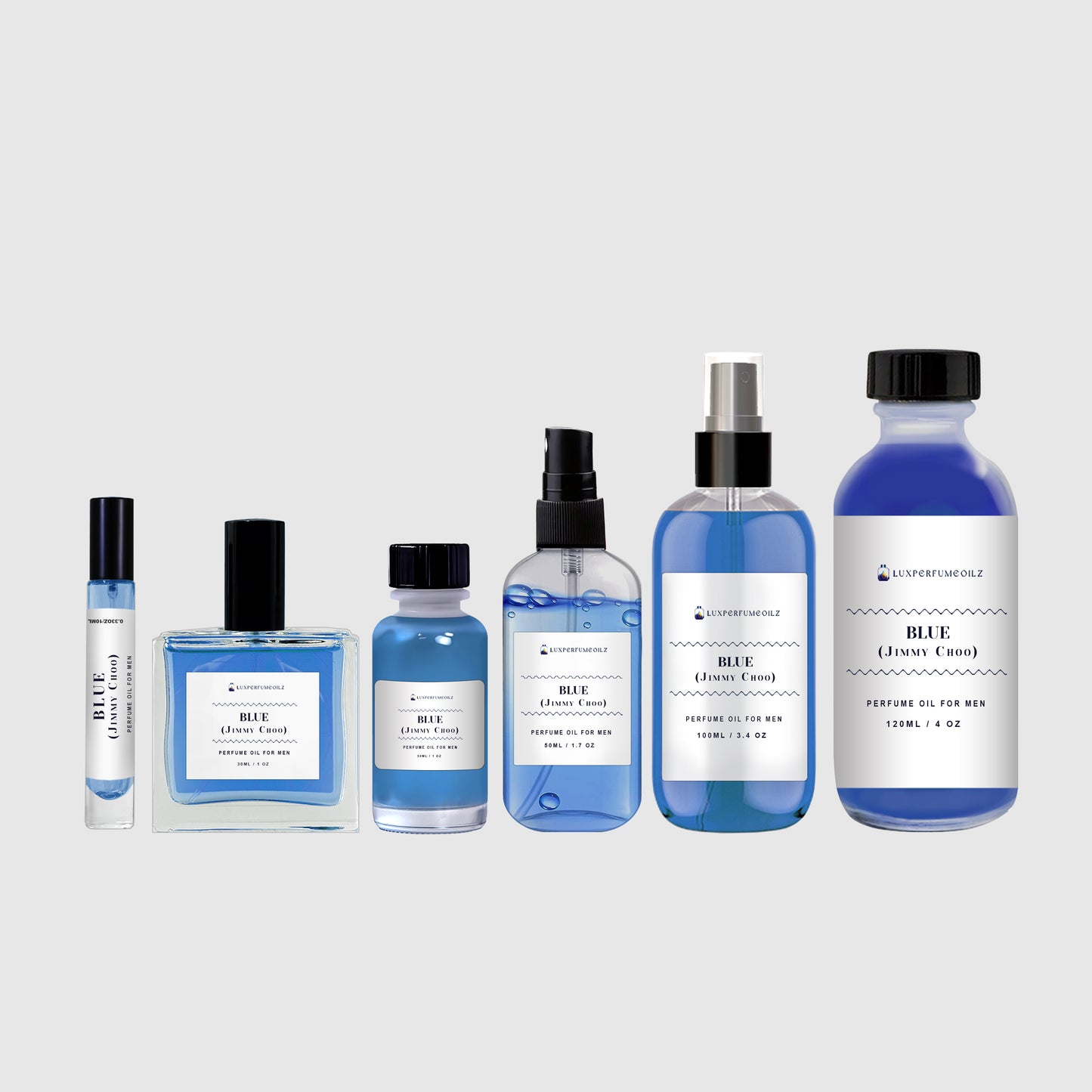 Jimmy Choo Blue Perfume Oil for Men