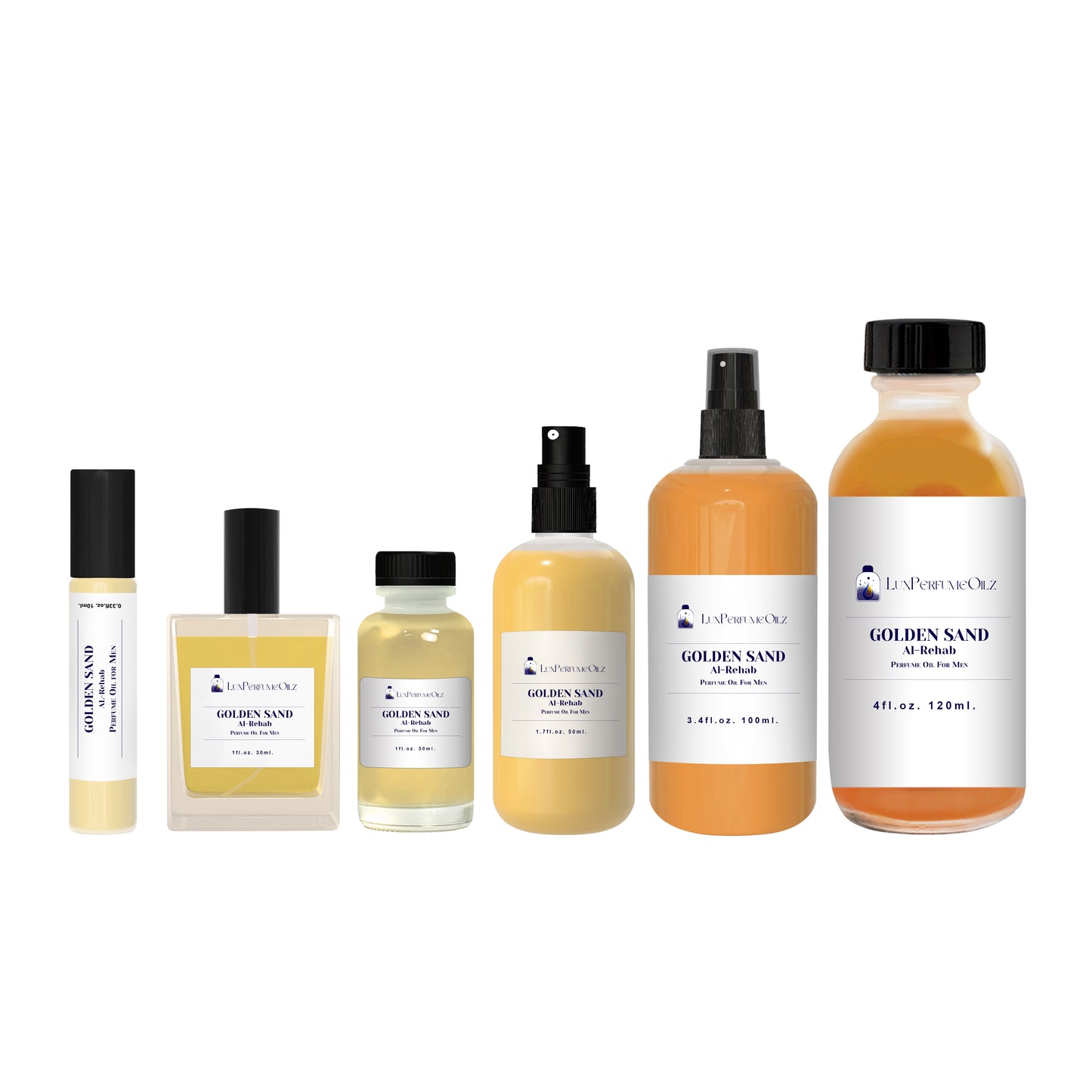 Al-Rehab Golden Sand Perfume Oil for Men