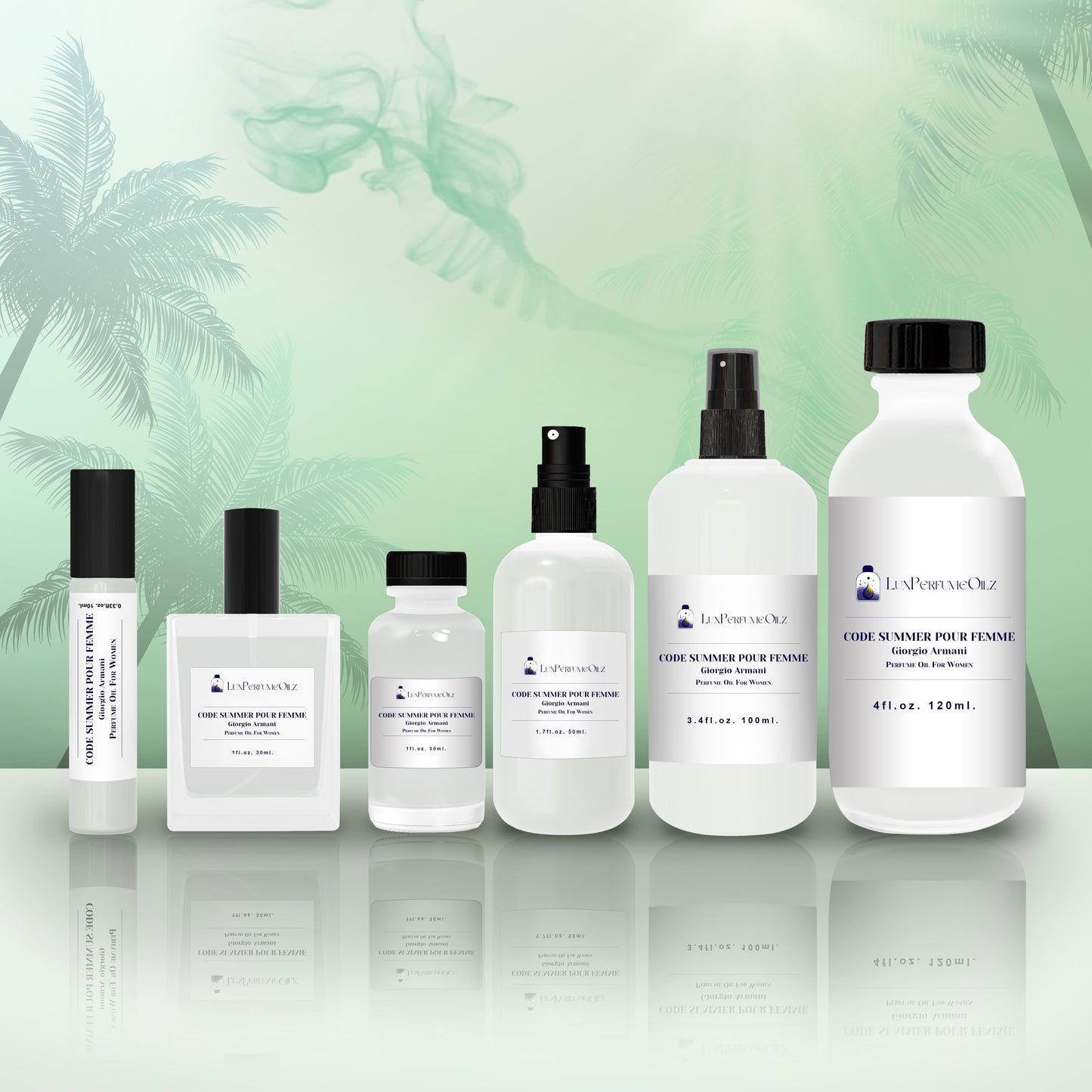 Code Summer Pour Femme Perfume Oil for Women