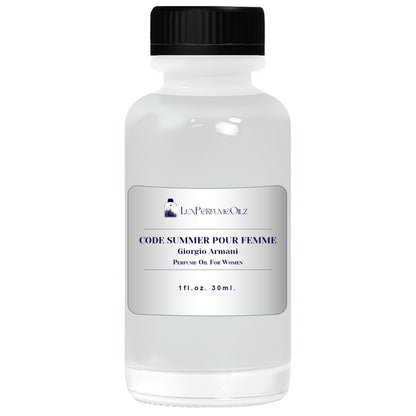 Code Summer Pour Femme Perfume Oil for Women