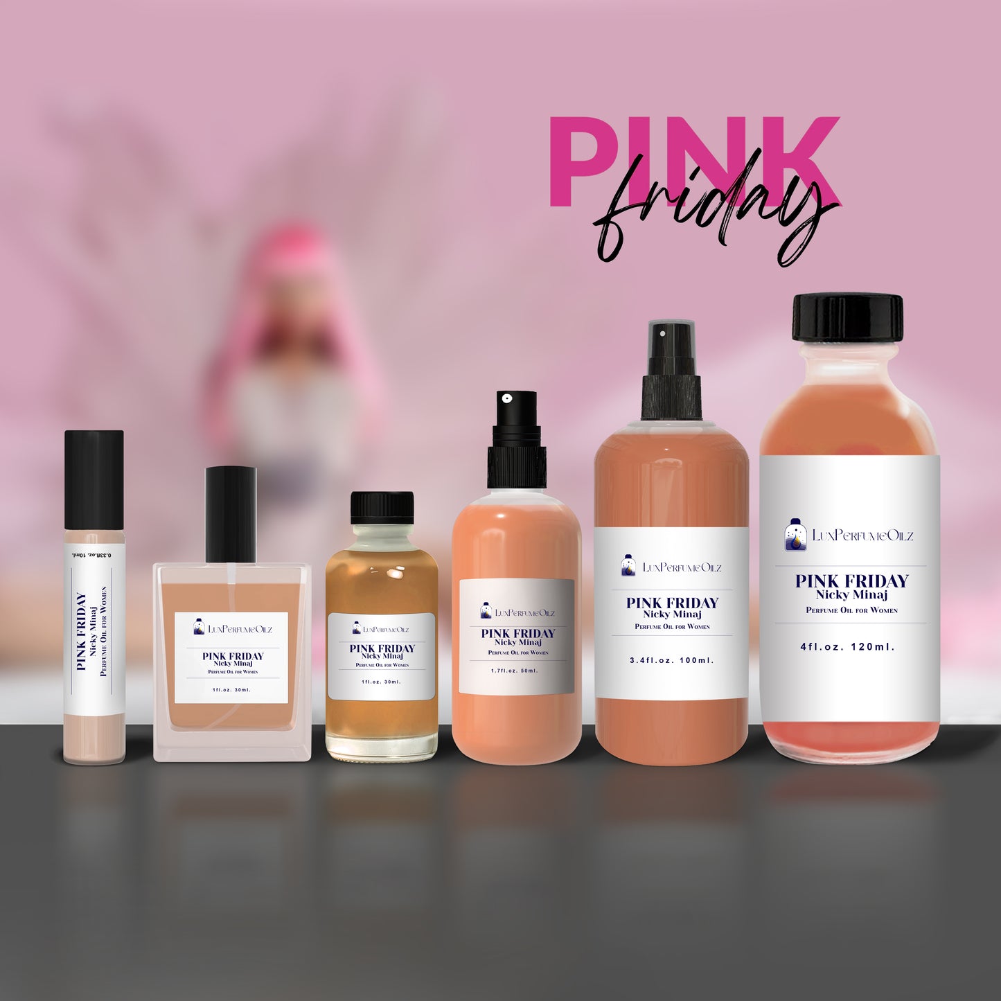 Nicki Minaj Pink Friday Perfume Oil for Women