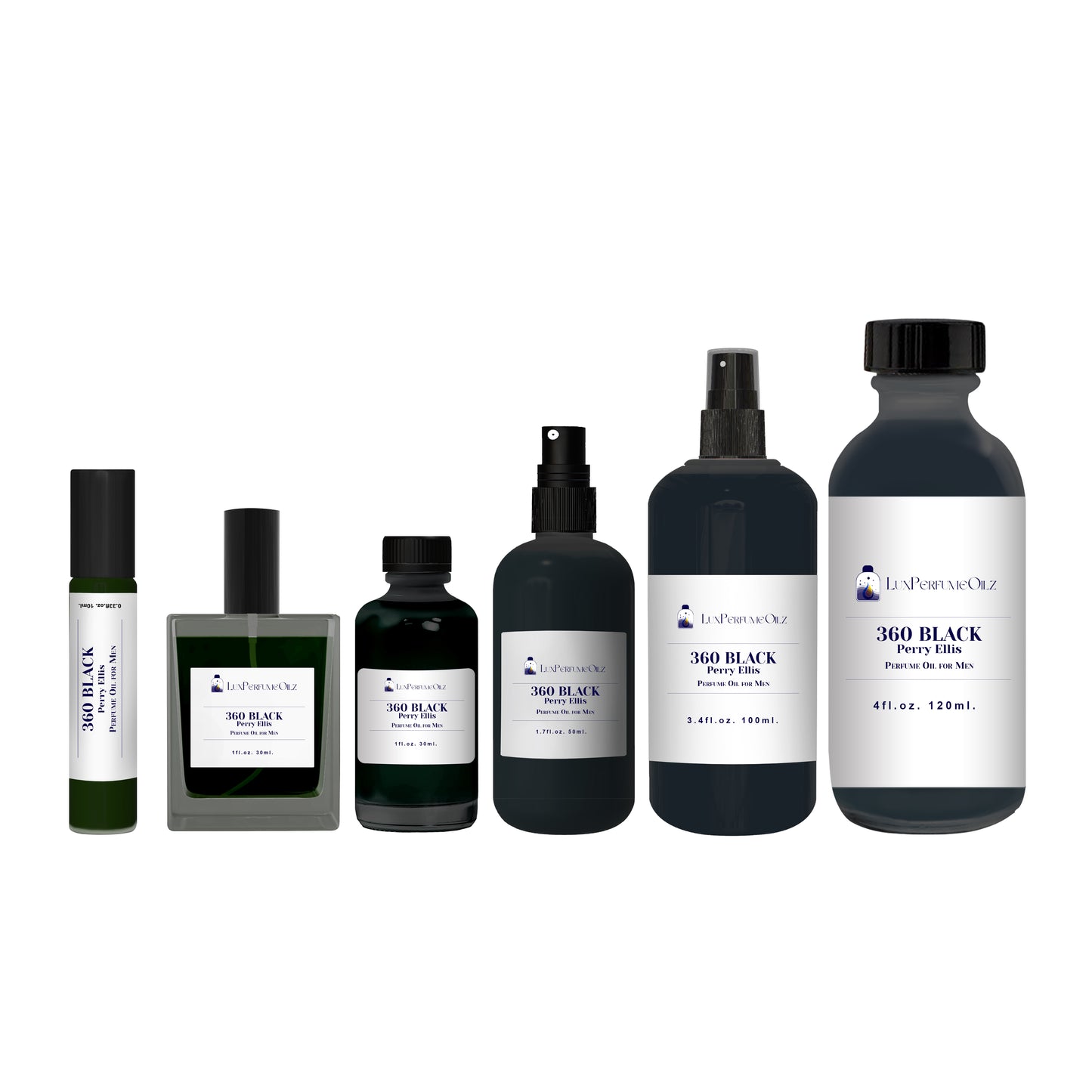 Perry Ellis 360 Black Perfume Oil for Men